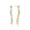Gold Plated Ellera Ovale Sette Earrings SJ - E2417 - CZ - YGSif JakobsSJ - E2417 - CZ - YG