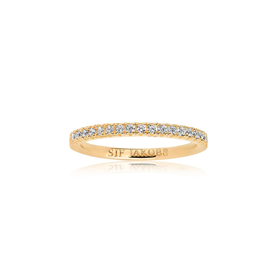 Gold Plated Ellera Ring SJ - R2869 - CZ - YGSif JakobsSJ - R2869 - CZ - YG - 50