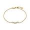 Gold Plated Ellera Waves Bracelet SJ - B3859 - CZ - YGSif JakobsSJ - B3859 - CZ - YG