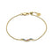 Gold Plated Ellera Waves Bracelet SJ - B3859 - XCZ - YGSif JakobsSJ - B3859 - XCZ - YG