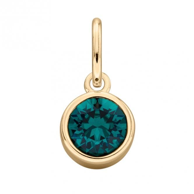 Gold Plated Emerald Swarovski Crystal PendantBeginningsP1582