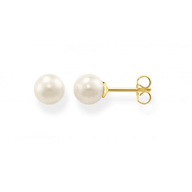 Gold Plated Freshwater Pearl White Ear Studs H1430 - 430 - 14Thomas Sabo Sterling SilverH1430 - 430 - 14