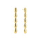 Gold Plated Goccia Cinque Pianura Earrings SJ - E2593 - YGSif JakobsSJ - E2593 - YG