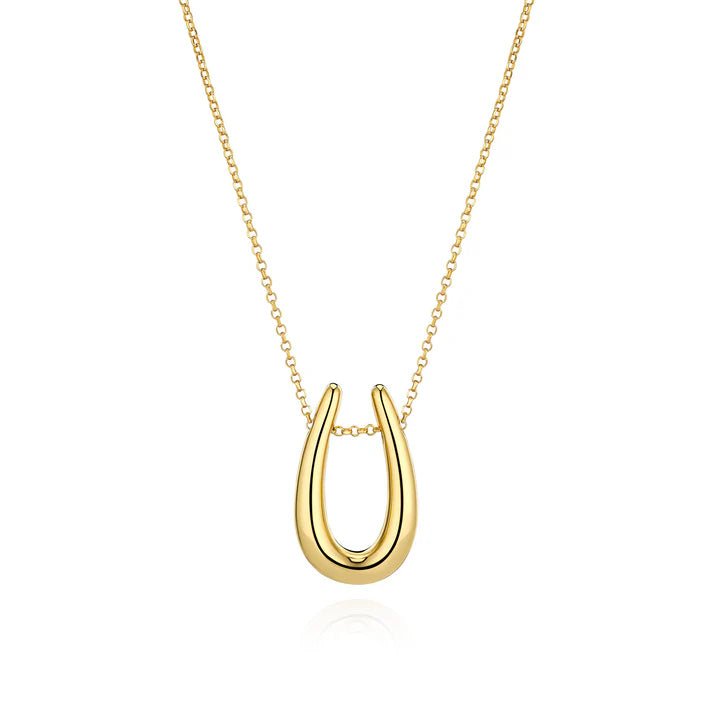 Gold Plated Goccia Parvus Necklace SJ - N2486 - CZ - YGSif JakobsSJ - N2486 - CZ - YG