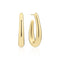 Gold Plated Goccia Pianura Grande Earrings SJ - E2485 - YGSif JakobsSJ - E2485 - YG