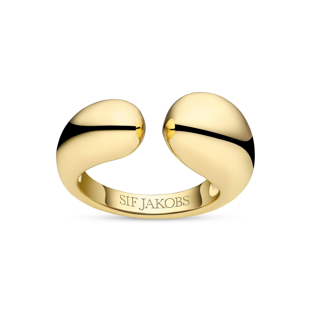 Gold Plated Goccia Pianura Ring SJ - R2481 - YGSif JakobsSJ - R2481 - YG - 50