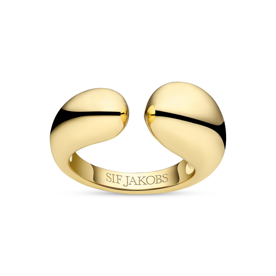 Gold Plated Goccia Pianura Ring SJ - R2481 - YGSif JakobsSJ - R2481 - YG - 50