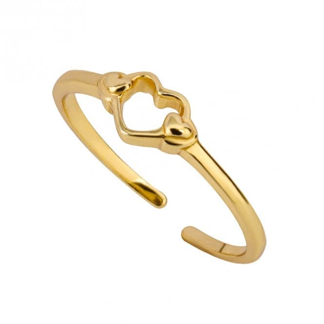 Gold Plated Heart Toe Ring R3853BeginningsR3853