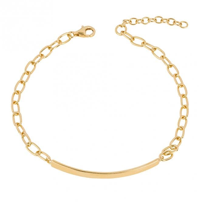 Gold Plated Id Bracelet B5390BeginningsB5390