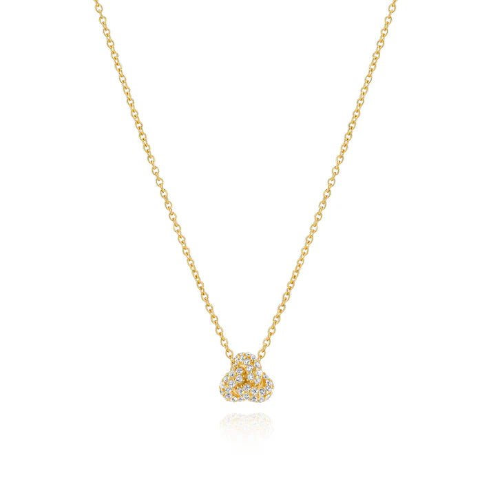 Gold Plated Imperia Piccolo Necklace SJ - N10751 - CZ - YGSif JakobsSJ - N10751 - CZ - YG