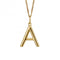 Gold Plated Initial Letter A Pendant P5127BeginningsP5127