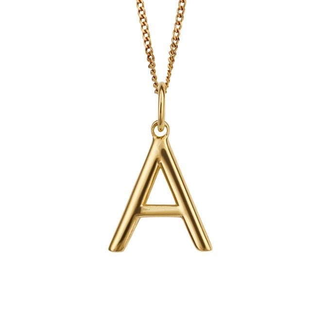 Gold Plated Initial Letter A Pendant P5127BeginningsP5127