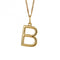 Gold Plated Initial Letter B Pendant P5128BeginningsP5128
