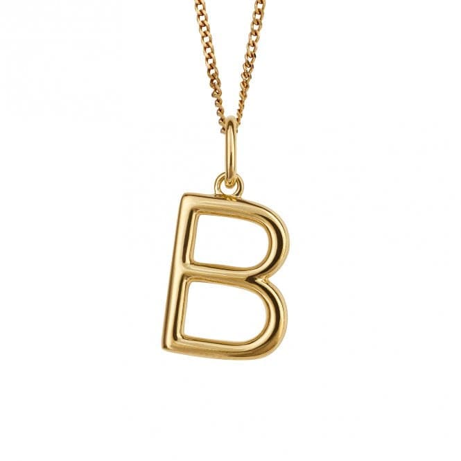 Gold Plated Initial Letter B Pendant P5128BeginningsP5128