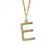 Gold Plated Initial Letter E Pendant P5131BeginningsP5131