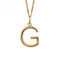 Gold Plated Initial Letter G Pendant P5133BeginningsP5133