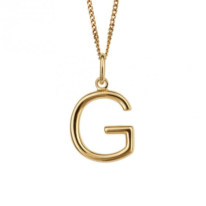 Gold Plated Initial Letter G Pendant P5133BeginningsP5133