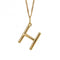 Gold Plated Initial Letter H Pendant P5134BeginningsP5134