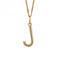 Gold Plated Initial Letter J Pendant P5136BeginningsP5136