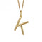 Gold Plated Initial Letter K Pendant P5137BeginningsP5137