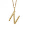 Gold Plated Initial Letter N Pendant P5140BeginningsP5140