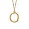 Gold Plated Initial Letter O Pendant P5141BeginningsP5141