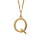 Gold Plated Initial Letter Q Pendant P5143BeginningsP5143