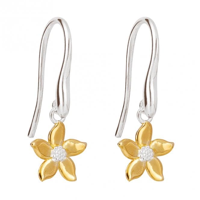 Gold Plated Jasmine Drop Earrings E6265BeginningsE6265