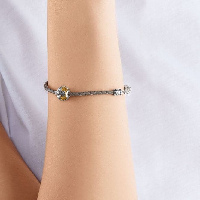 Gold Plated Leather Grey Tree Of Love Bracelet A2013 - 682 - 5Thomas Sabo Sterling SilverA2013 - 682 - 5 - L17