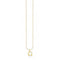Gold Plated Letter G Necklace KE2016 - 413 - 39 - L45VThomas Sabo Charm Club CharmingKE2016 - 413 - 39 - L45V