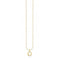 Gold Plated Letter O Necklace KE2024 - 413 - 39 - L45VThomas Sabo Charm Club CharmingKE2024 - 413 - 39 - L45V