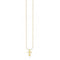 Gold Plated Letter T Necklace KE2029 - 413 - 39 - L45VThomas Sabo Charm Club CharmingKE2029 - 413 - 39 - L45V