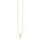 Gold Plated Letter Y Necklace KE2034 - 413 - 39 - L45VThomas Sabo Charm Club CharmingKE2034 - 413 - 39 - L45V