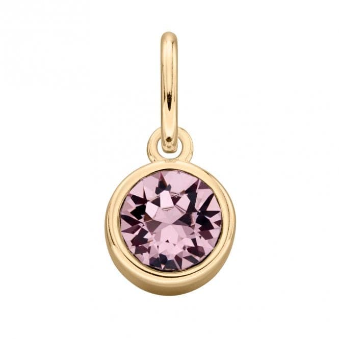 Gold Plated Lght Ameth Swarovski Crystal PendantBeginningsP1583