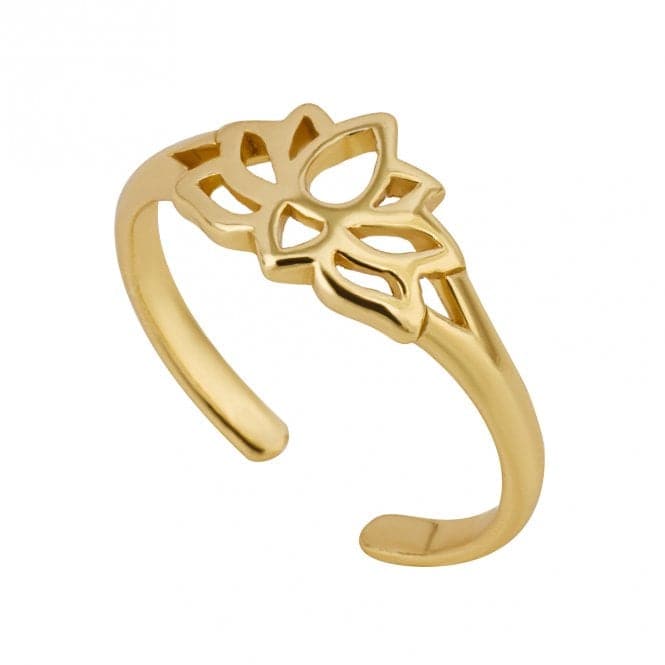 Gold Plated Lotus Blossom Toe Ring R3855BeginningsR3855