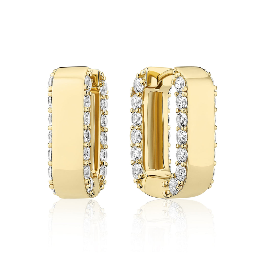 Gold Plated Maratea Piccolo Earrings SJ - E2450 - CZ - YGSif JakobsSJ - E2450 - CZ - YG