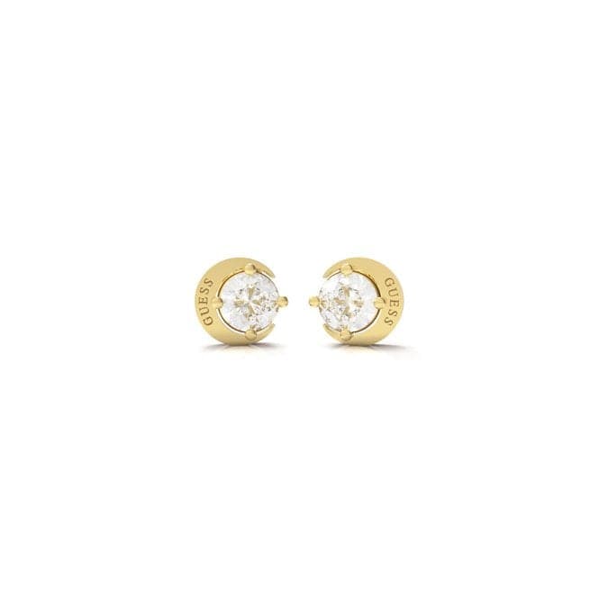 Gold Plated Moon And Star Earrings UBE01194YGGuess JewelleryUBE01194YG