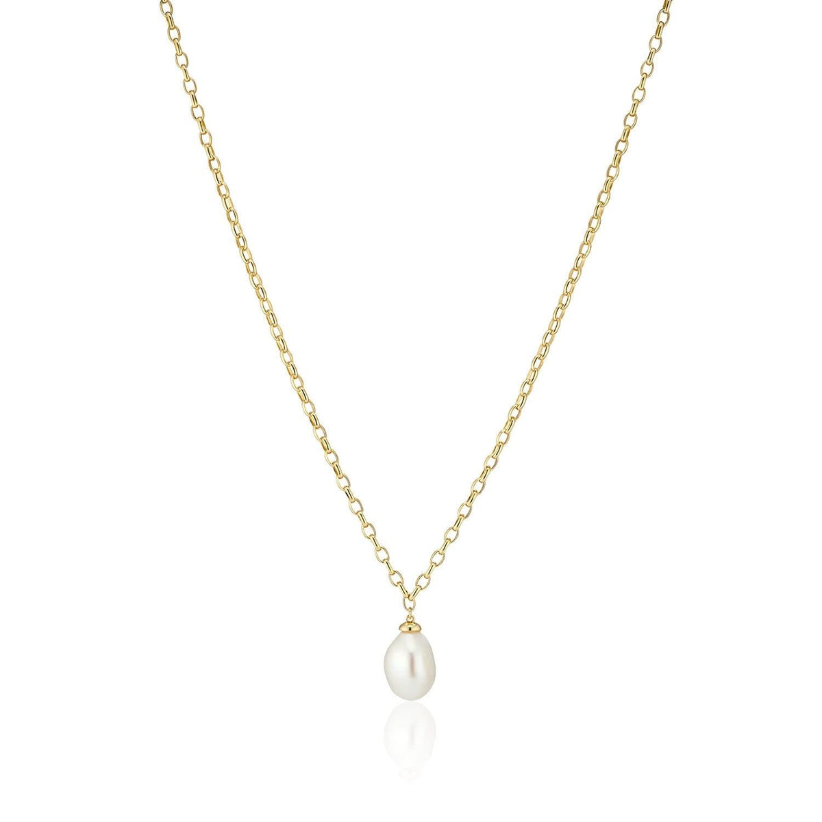 Gold Plated Padua Uno Necklace SJ - N2455 - P - YGSif JakobsSJ - N2455 - P - YG
