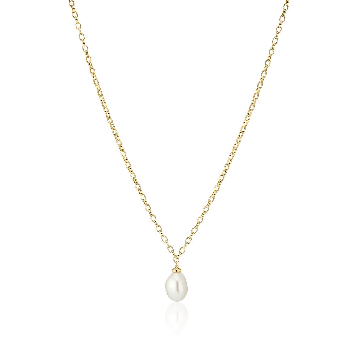 Gold Plated Padua Uno Necklace SJ - N2455 - P - YGSif JakobsSJ - N2455 - P - YG