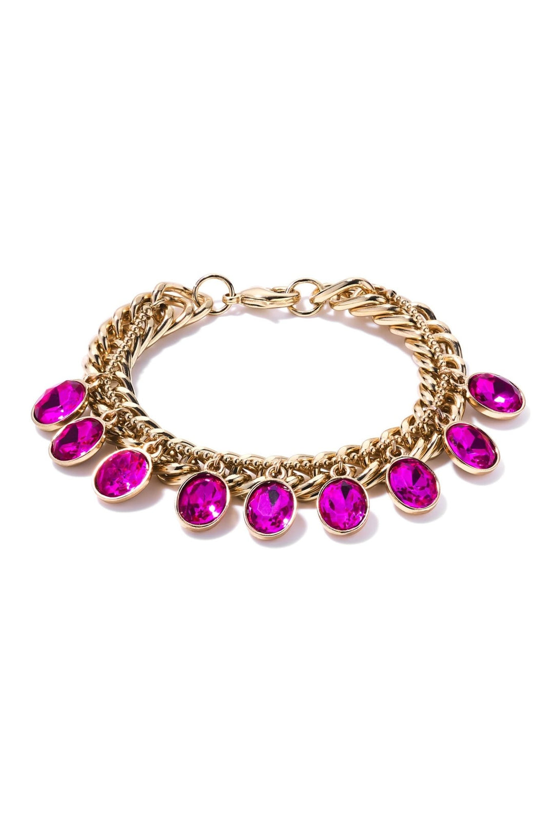 Gold Plated Pink Paradise BraceletThe Fine CollectiveBA0022379