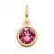 Gold Plated Rose Swarovski Crystal PendantBeginningsP1587