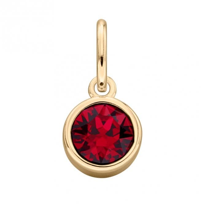 Gold Plated Ruby Swarovski Crystal PendantBeginningsP1584