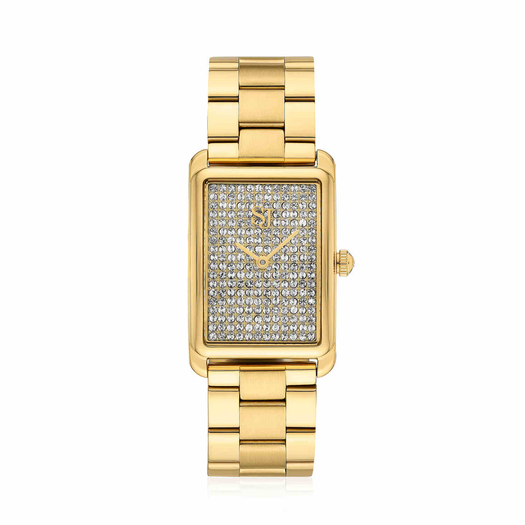 Gold Plated Santina Watch SJ - W1034 - CZ - YGSif JakobsSJ - W1034 - CZ - YG