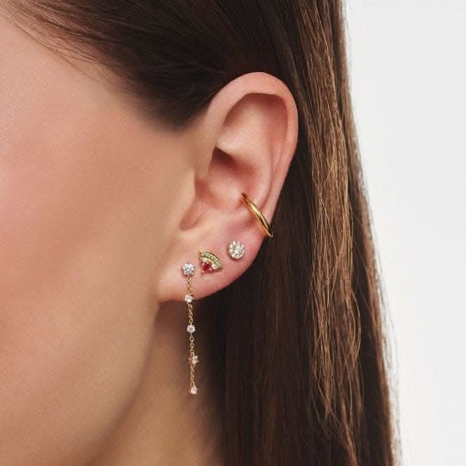 Gold Plated Small Single Ear Cuff EC0026 - 413 - 39Thomas Sabo Charm Club CharmingEC0026 - 413 - 39