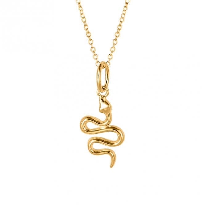 Gold Plated Snake Necklace N4519BeginningsN4519