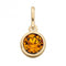 Gold Plated Topaz Swarovski Crystal PendantBeginningsP1588