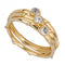 Gold Plated Triple Stacking Rainbow Moonstone Ring R3844NBeginningsR3844N 50