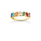 Gold Plated Zirconia Multicoloured Stones Ring TR2346 - 488 - 7Thomas Sabo Charm Club CharmingTR2346 - 488 - 7 - 48