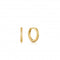 Gold Smooth Mini Huggie Hoop Earrings E035 - 16GAnia HaieE035 - 16G