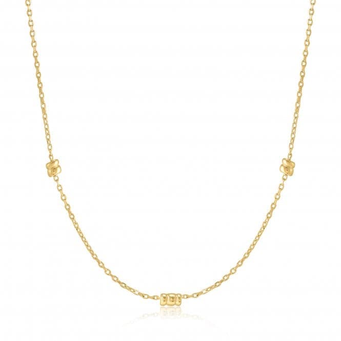 Gold Smooth Twist Chain Necklace N038 - 02GAnia HaieN038 - 02G